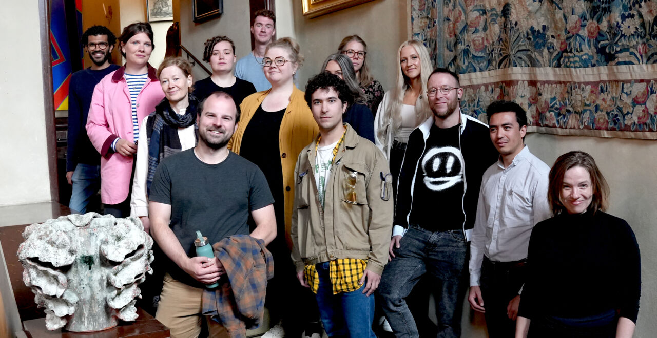 Group picture of PhD students 