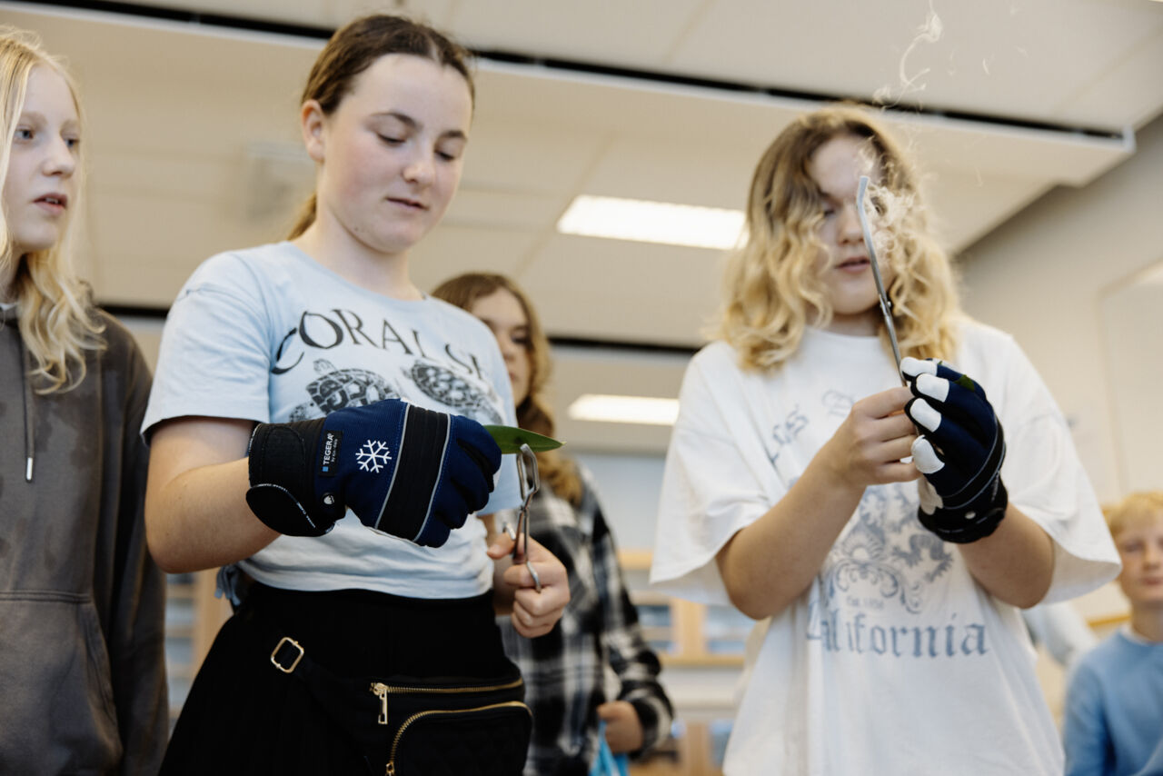 Bild på deltagare under aktiviteten Kallare än Kallt