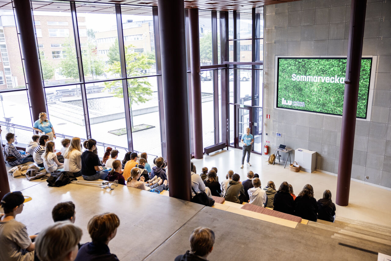 Bild på deltagare under invigningen av Sommarveckan 2024
