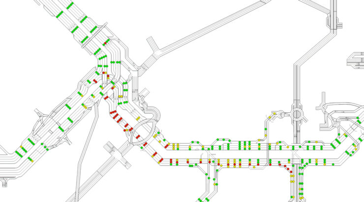 Map of high way