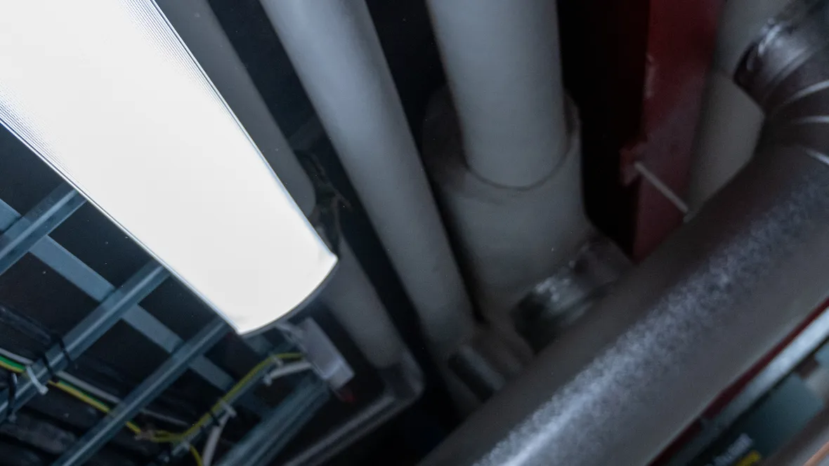 Belysning i kulverten på Campus Valla.