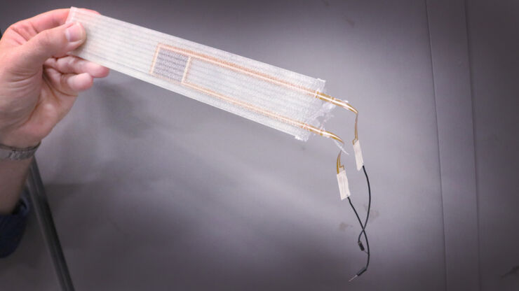 Sensor for smart materials.