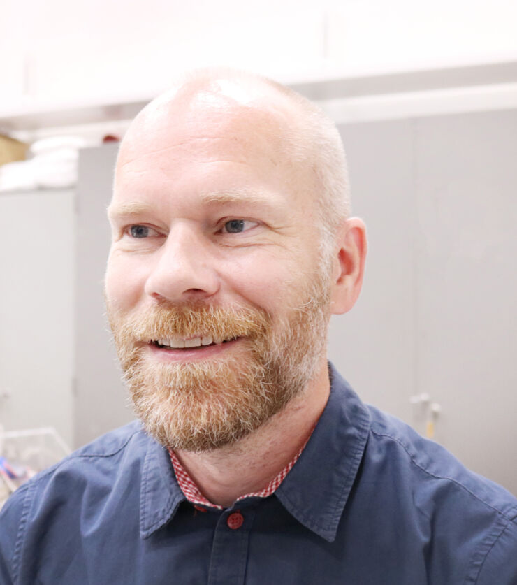 portrait of a male scientist.