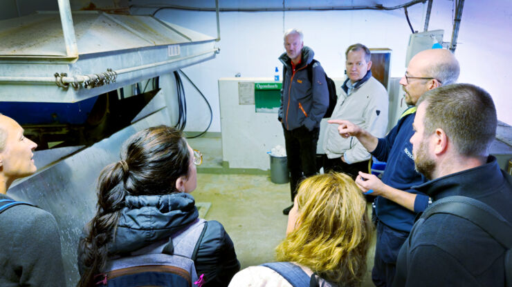 Studiebesök om biogas på Gotland.