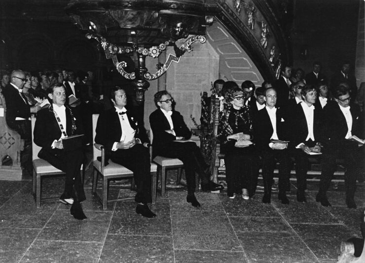 Promotion Linköpings domkyrka 1975.