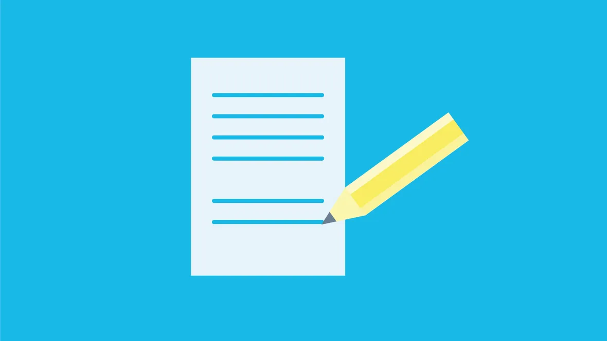 Illustration på papper och penna