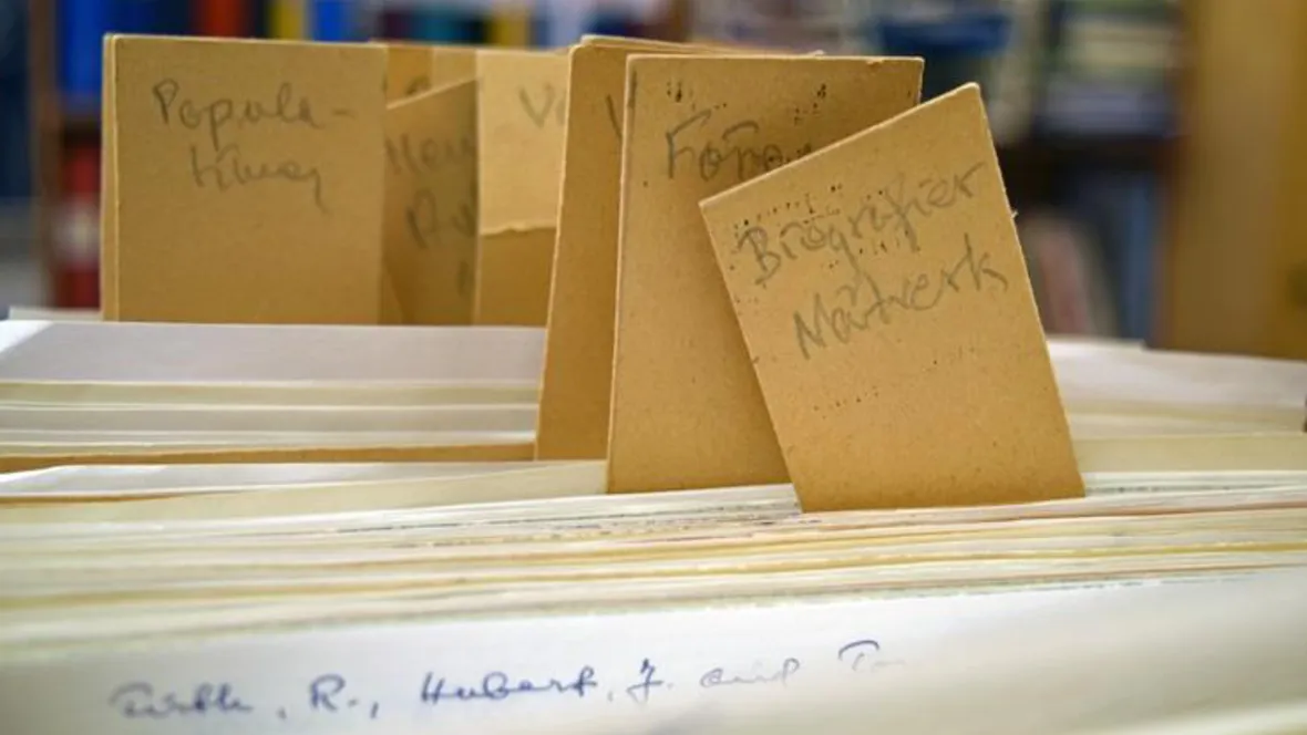 folders in an archive