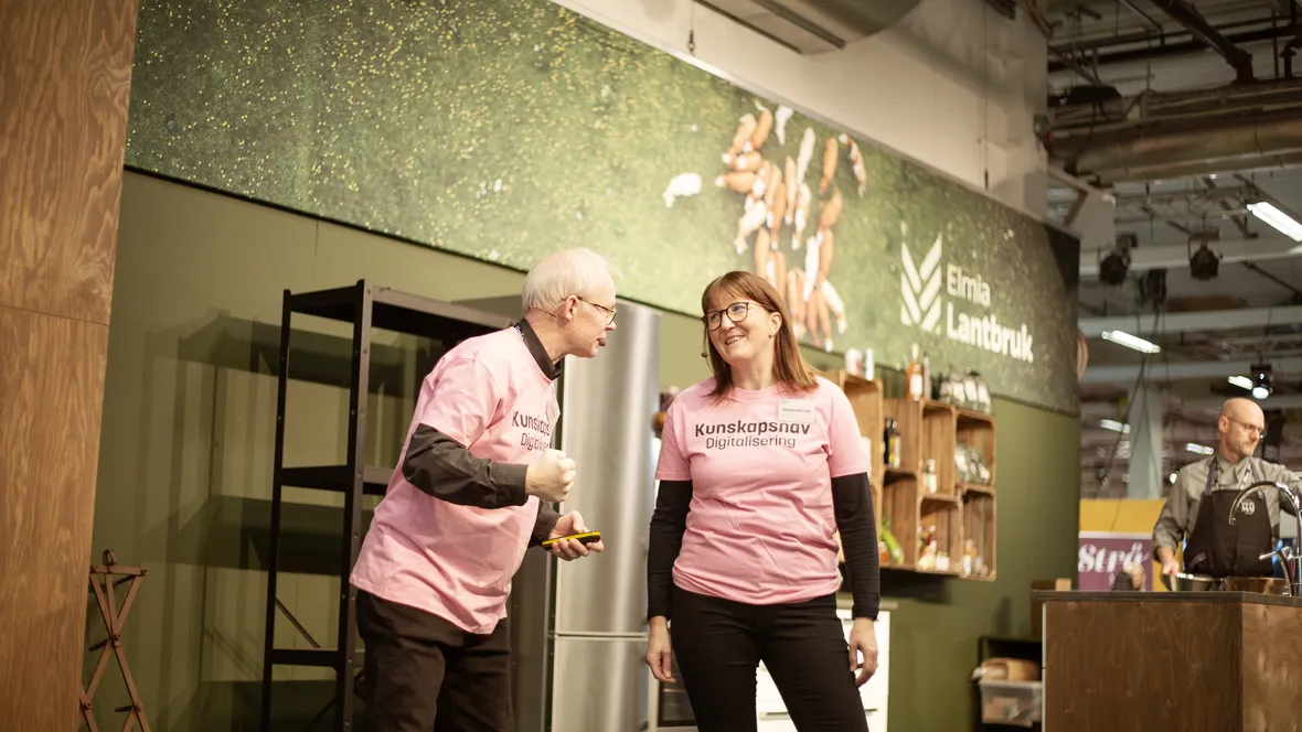 Per Frankelius and Karolina Muhrman, organisational leaders of the Knowledge Hub for Agricultural Digitalisation.