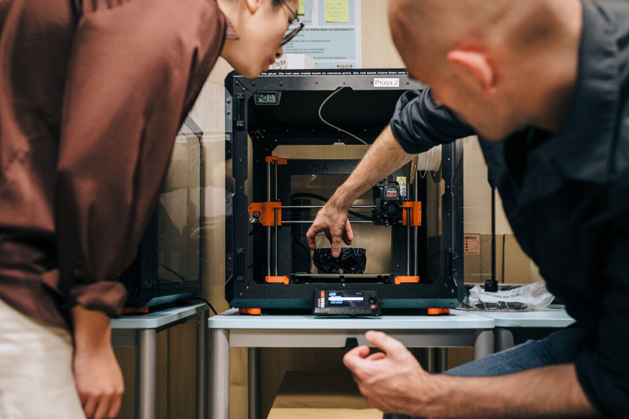 En surrande 3D-printer