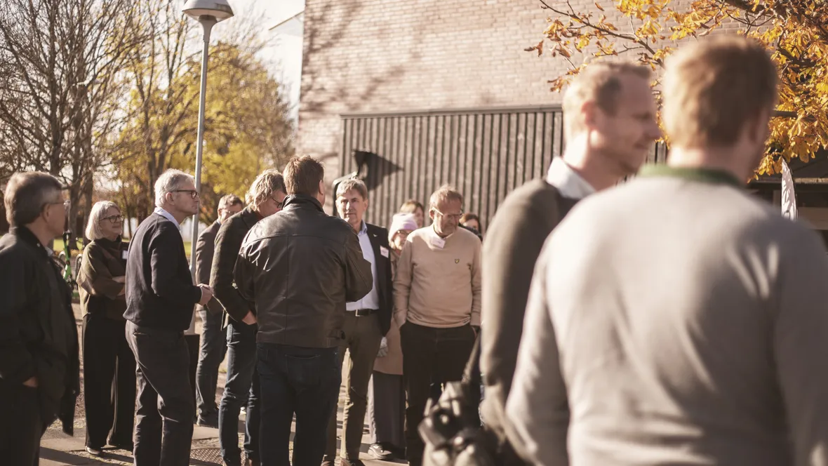Mingle picture from the kick-off of the Digitalisation Hub.
