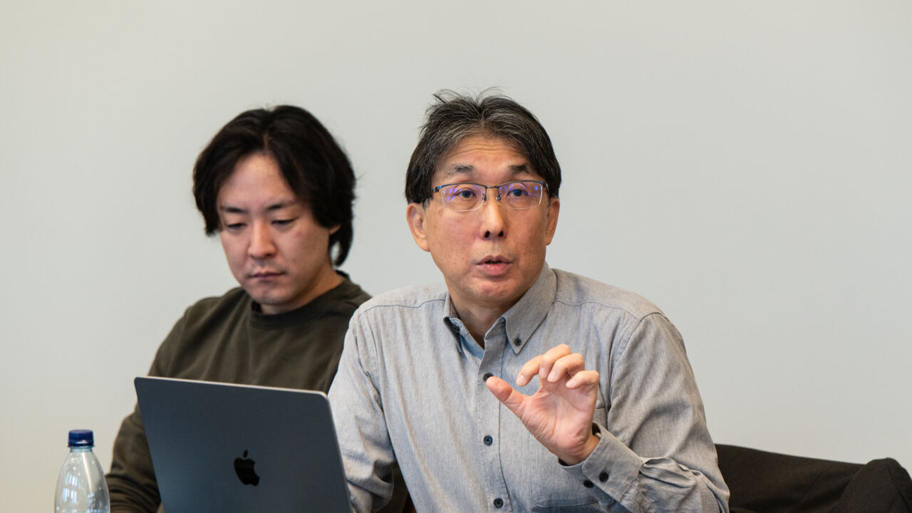 portrait of man speaking