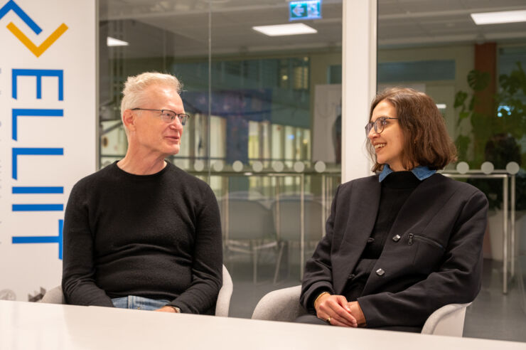 Tomas Landelius och Carolina Natel de Moura.